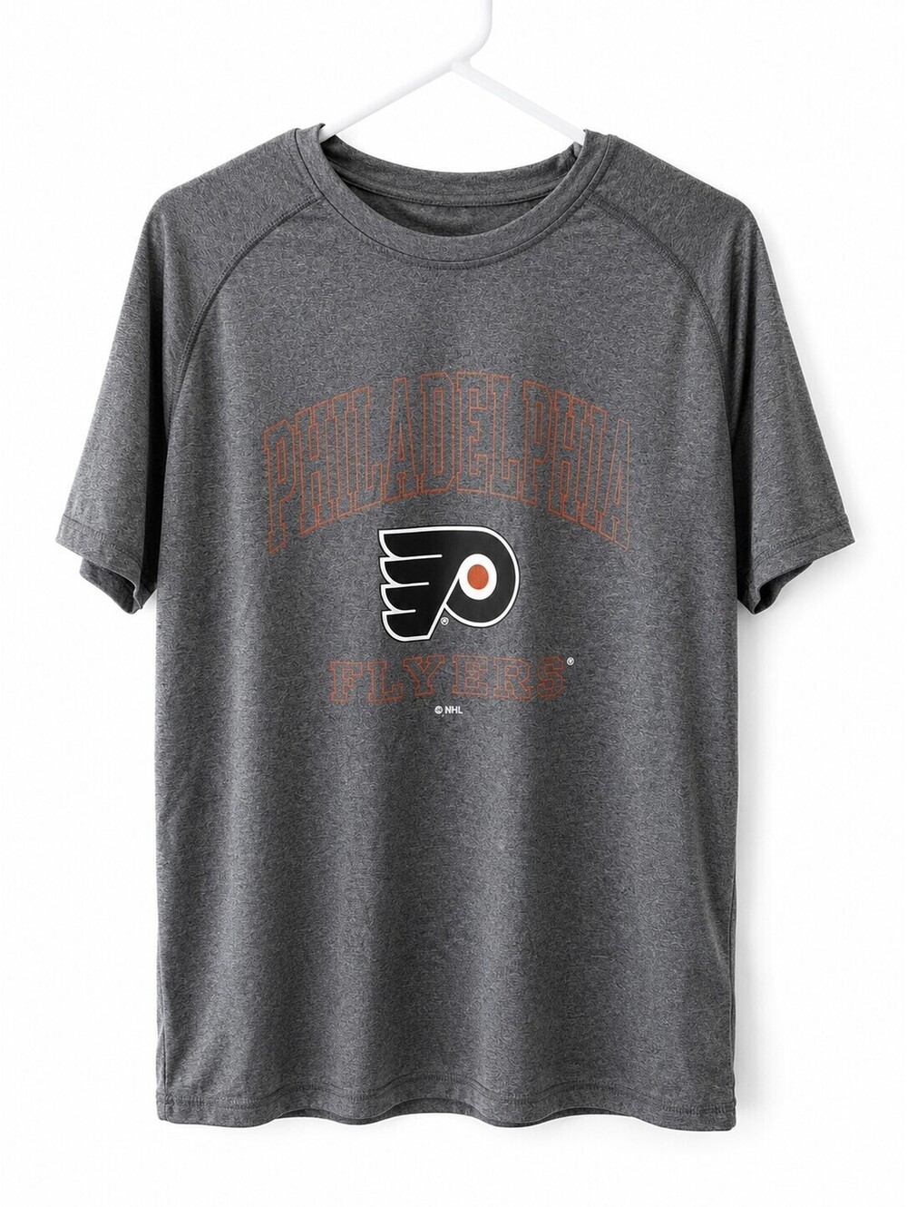 Philadelphia Flyers NHL Men's Medium Gray Short Sleeve T-Shirt